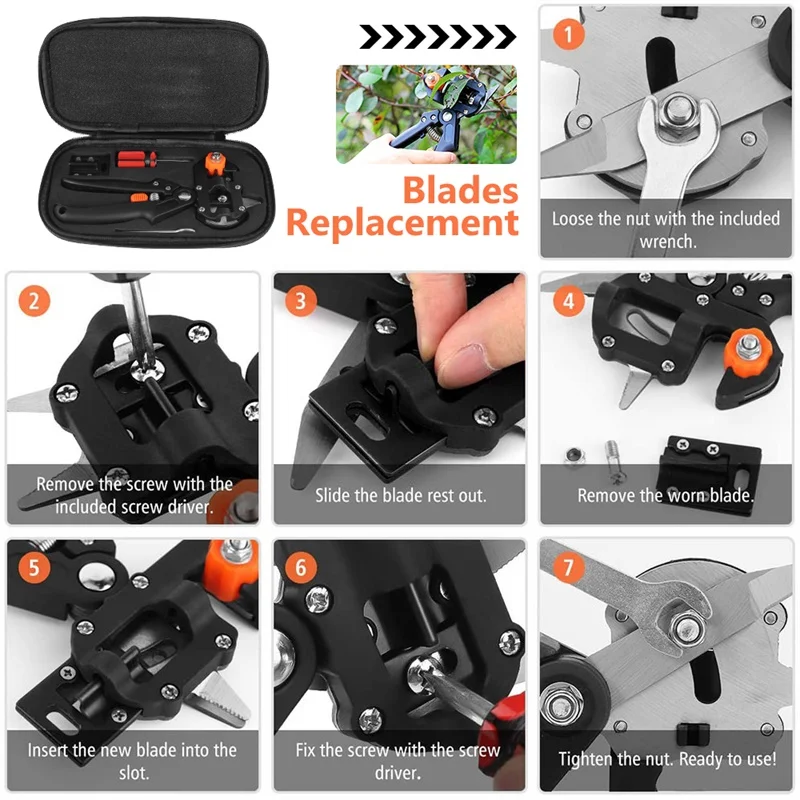 Professional Pruning Shears Garden Pruner Cutting Tools Kit Household Garden Grafting Bonsai Adifare Tool Set Fruit Tree Bonsai 
Professional Pruning Shears Garden Pruner Cutting Tools Kit Household Garden Grafting Bonsai Adifare Tool Set Fruit Tree Bonsai