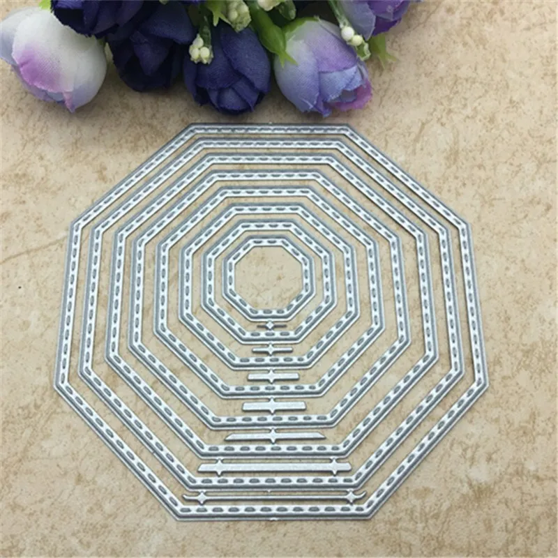 Octagon 8pcs stitched Metal Cutting die keychain shaker Heart Paper Key Chain Scrapbook Paper Craft Card Punch Art Knife Cutter
Octagon 8pcs stitched Metal Cutting die keychain shaker Heart Paper Key Chain Scrapbook Paper Craft Card Punch Art Knife Cutter