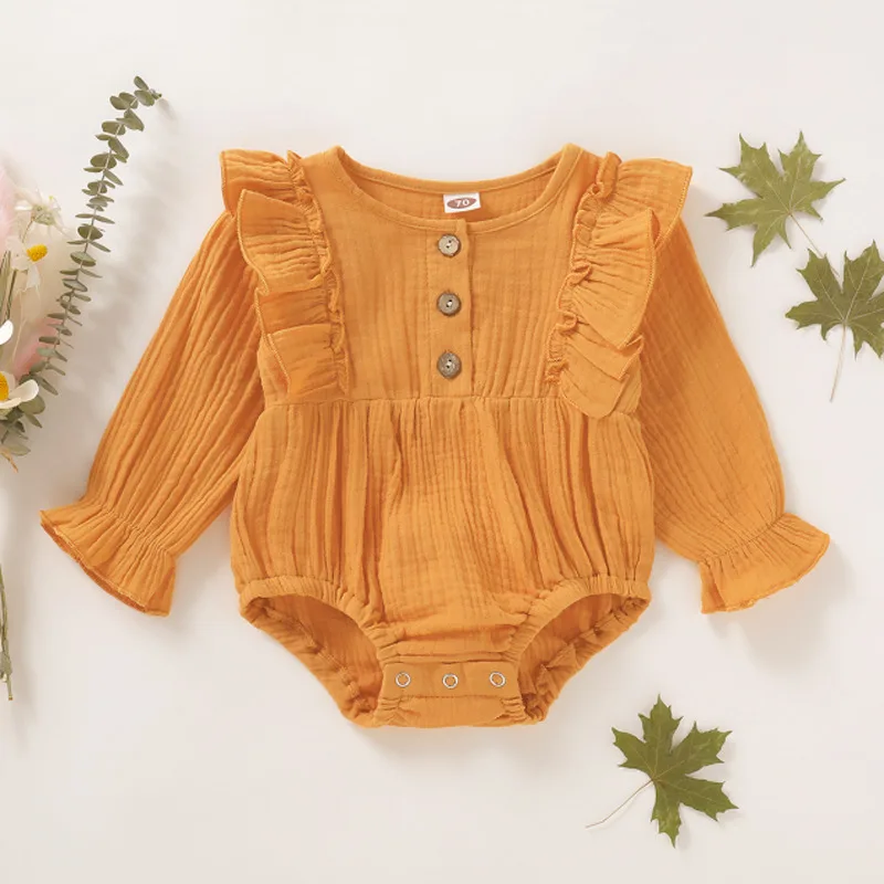 0-24M Newborn Toddler Baby Girl Clothes Ruffle Long Sleeve Romper Soft Jumpsuit Outfit Sunsuit
0-24M Newborn Toddler Baby Girl Clothes Ruffle Long Sleeve Romper Soft Jumpsuit Outfit Sunsuit