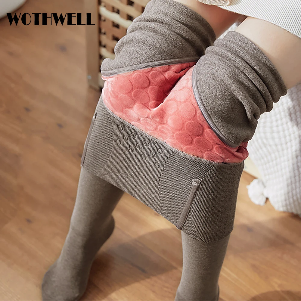 WOTHWELL Woman Push Up Cotton Leggings High Waist Thick Jeggings Winter Warm Pants Luxury Fitness Elasticity Slim Thermal Tights
WOTHWELL Woman Push Up Cotton Leggings High Waist Thick Jeggings Winter Warm Pants Luxury Fitness Elasticity Slim Thermal Tights