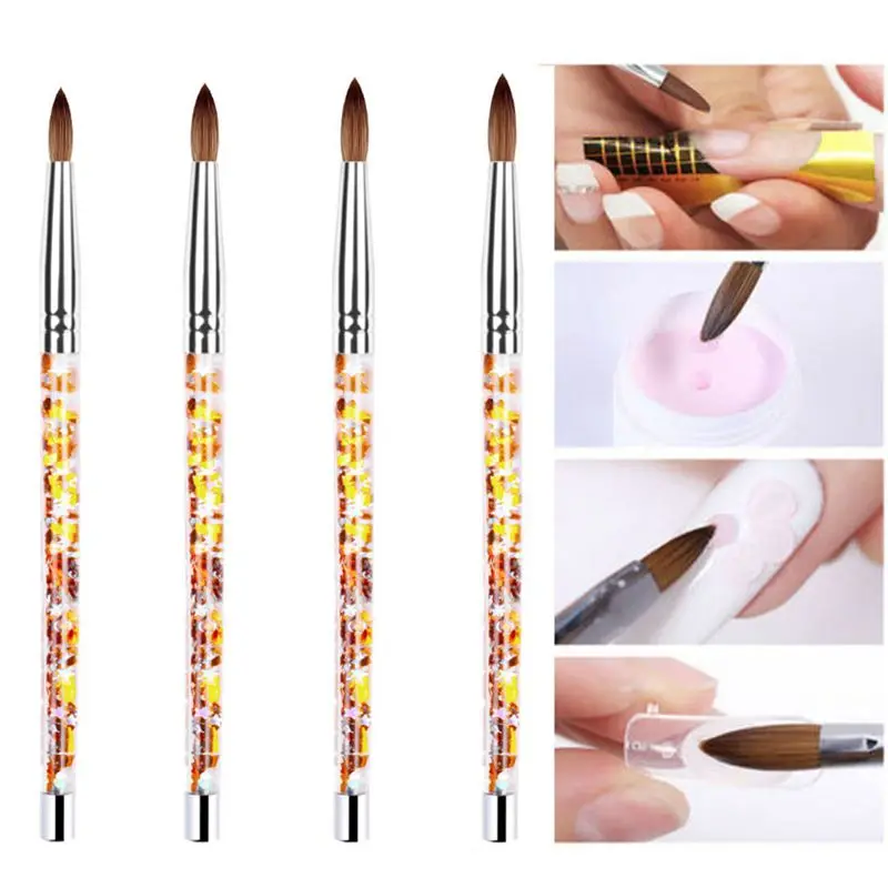 1PC Fashion Acrylic Nail Art UV Gel Carving Pen Manicure Nail Brush Nail Drawing Glitter Handle Kolinsky Sable DIY
1PC Fashion Acrylic Nail Art UV Gel Carving Pen Manicure Nail Brush Nail Drawing Glitter Handle Kolinsky Sable DIY