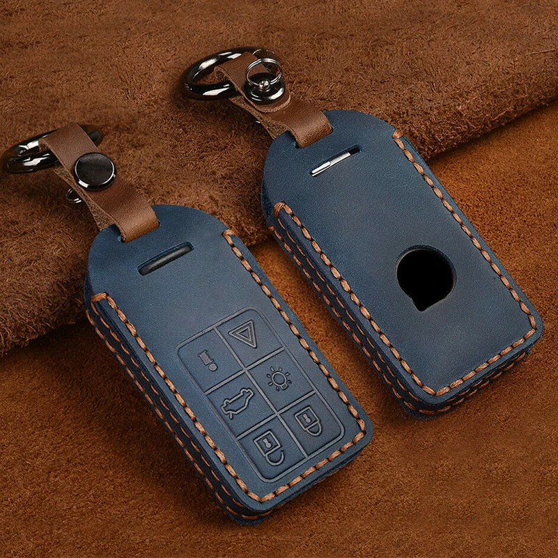 Genuine Leather 5 6 Buttons Car Keyless Entry Smart Key Holder Case Cover Shell For Volvo S60 S80 V60 XC60 XC70 Car Accessories
Genuine Leather 5 6 Buttons Car Keyless Entry Smart Key Holder Case Cover Shell For Volvo S60 S80 V60 XC60 XC70 Car Accessories