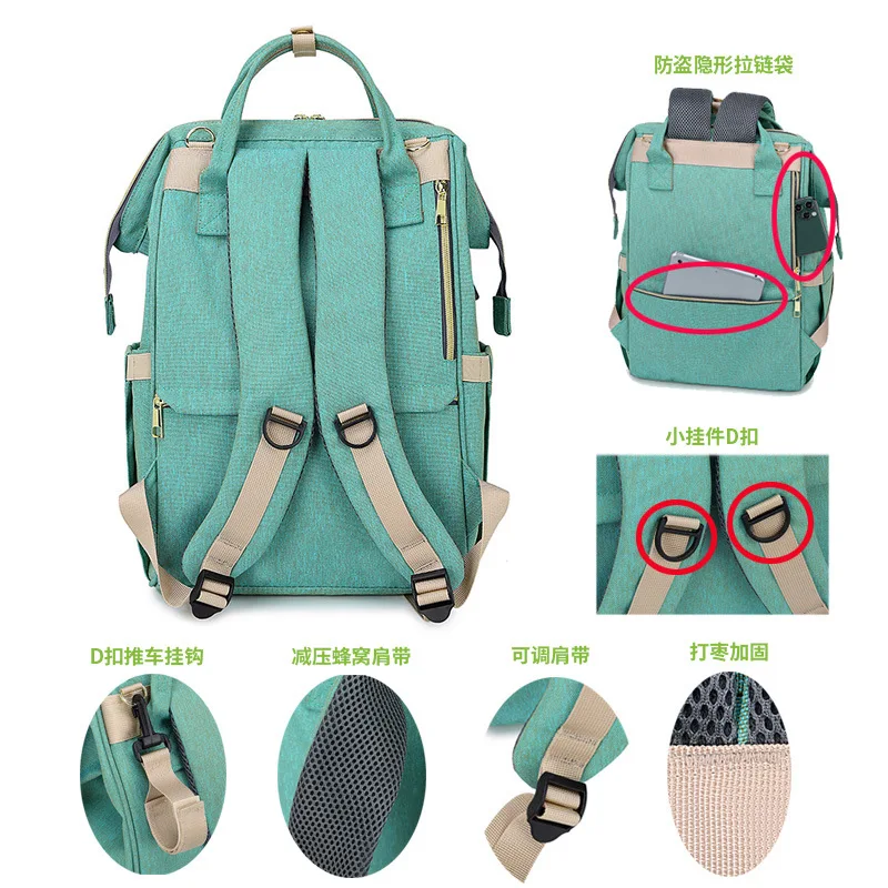 Mommy Bag Double Shoulder Multi-function Delivery Bag Mother and Baby Bag Mother Out Backpack Diaper Bag Backpack Maternity Bag
Mommy Bag Double Shoulder Multi-function Delivery Bag Mother and Baby Bag Mother Out Backpack Diaper Bag Backpack Maternity Bag