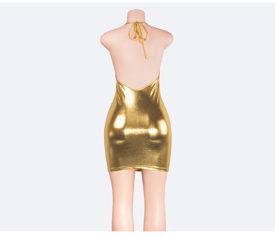 European summer sexy nightclub solid color mini skirt fashion U-neck suspender women's dress 
European summer sexy nightclub solid color mini skirt fashion U-neck suspender women's dress