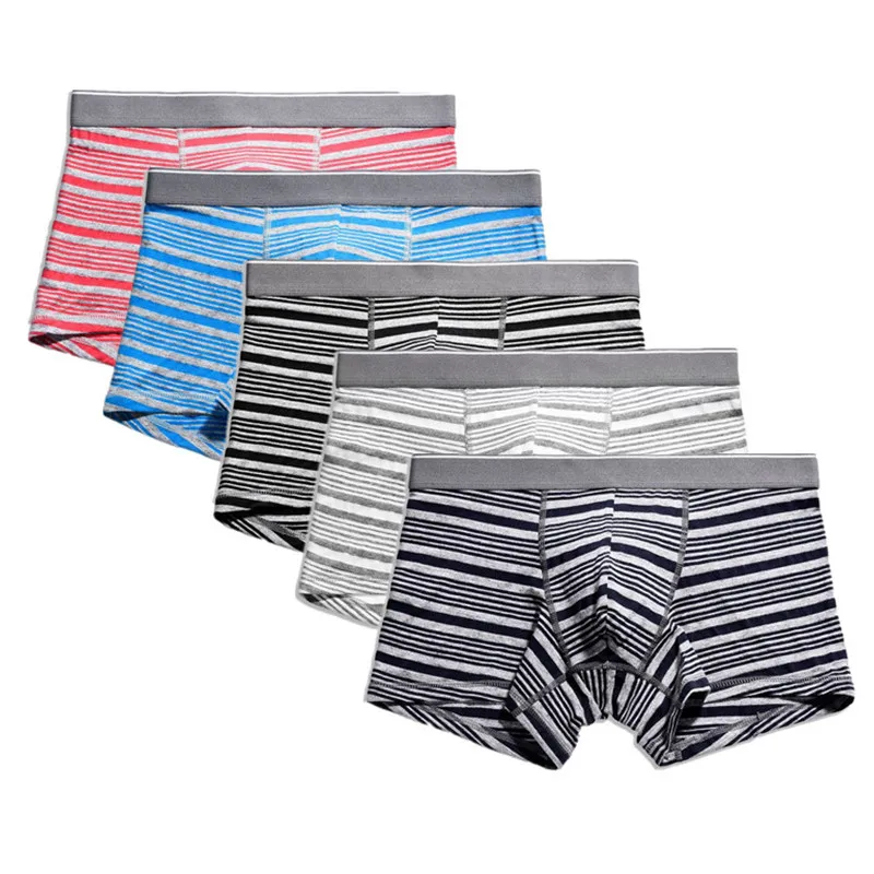 5PCS Men Boxers Briefs Cotton Modal Striped Homme Sexy Underwear Soft Underpants Comfortable Boyshorts Knickers Trunks L XL XXL
5PCS Men Boxers Briefs Cotton Modal Striped Homme Sexy Underwear Soft Underpants Comfortable Boyshorts Knickers Trunks L XL XXL
