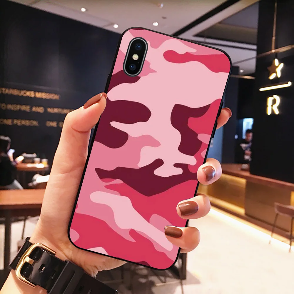 WEBBEDEPP Мягкий силиконовый чехол с камуфляжным рисунком для iPhone 12 Mini 11 Pro XS MAX XR X 8 7 6 6s