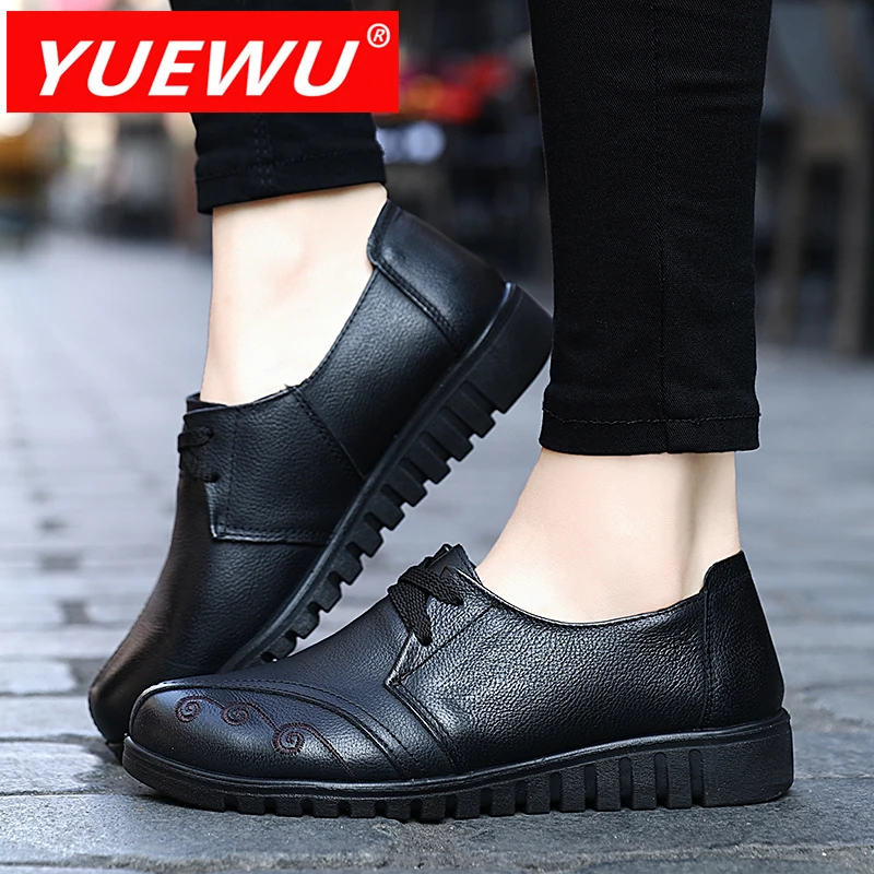 YUEWU The Four Seasons Frenulum Ladies Leather Shoes Non Slip Casual Shoes Comfortable And Light
YUEWU The Four Seasons Frenulum Ladies Leather Shoes Non Slip Casual Shoes Comfortable And Light