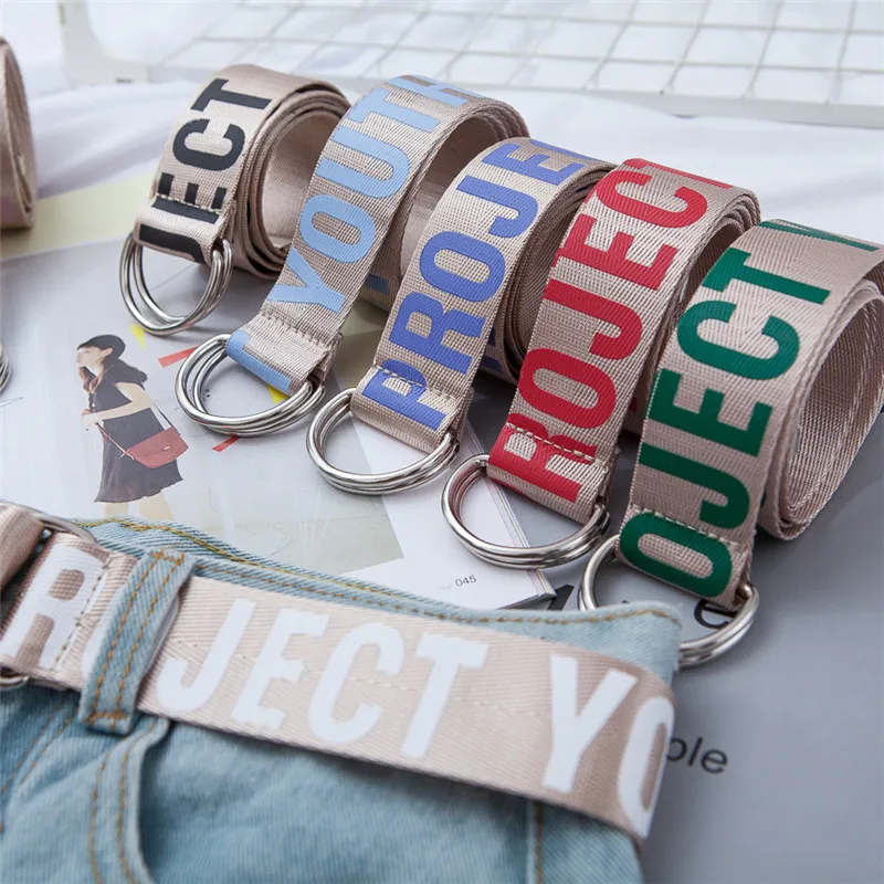 Women Belts Canvas Punk Casual 130cm Long Letters All-match Jeans Trouser Girls Female Black Fashion Designer Harajuku Waistband
Women Belts Canvas Punk Casual 130cm Long Letters All-match Jeans Trouser Girls Female Black Fashion Designer Harajuku Waistband