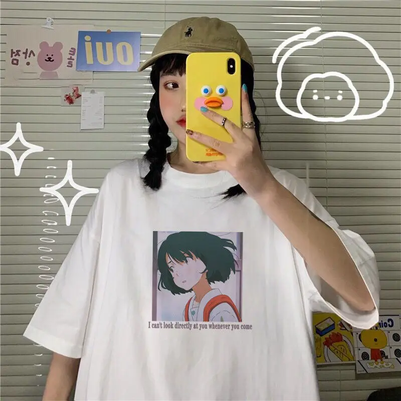 100% Cotton Summer New Ins Loose Student Short-sleeved T-shirt Female Harajuku Style Girlfriends Wild Women's Pattern T-shirt
100% Cotton Summer New Ins Loose Student Short-sleeved T-shirt Female Harajuku Style Girlfriends Wild Women's Pattern T-shirt