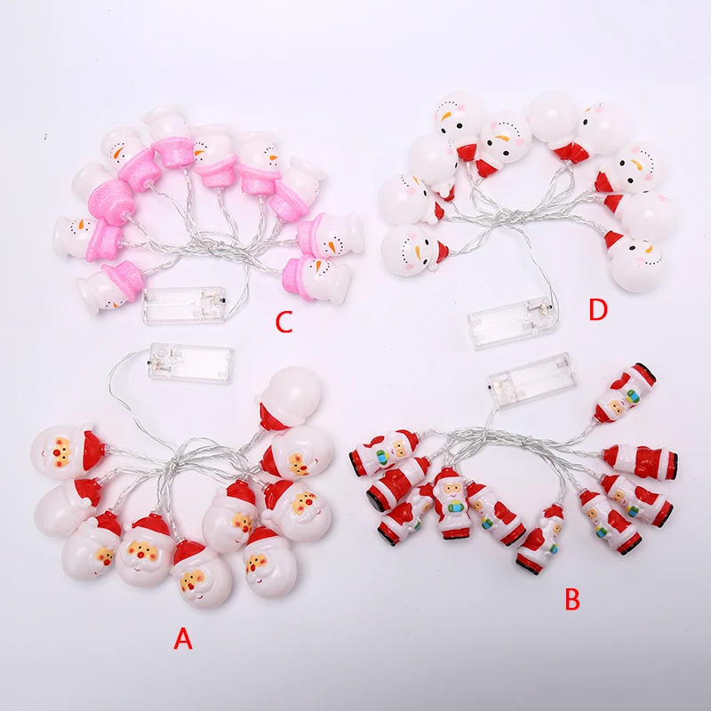 1Set Christmas LED Snowman Santa Claus Light String Decor Home Ornaments New Year Xmas Deocr for Home Holiday Lighting Navidad
1Set Christmas LED Snowman Santa Claus Light String Decor Home Ornaments New Year Xmas Deocr for Home Holiday Lighting Navidad