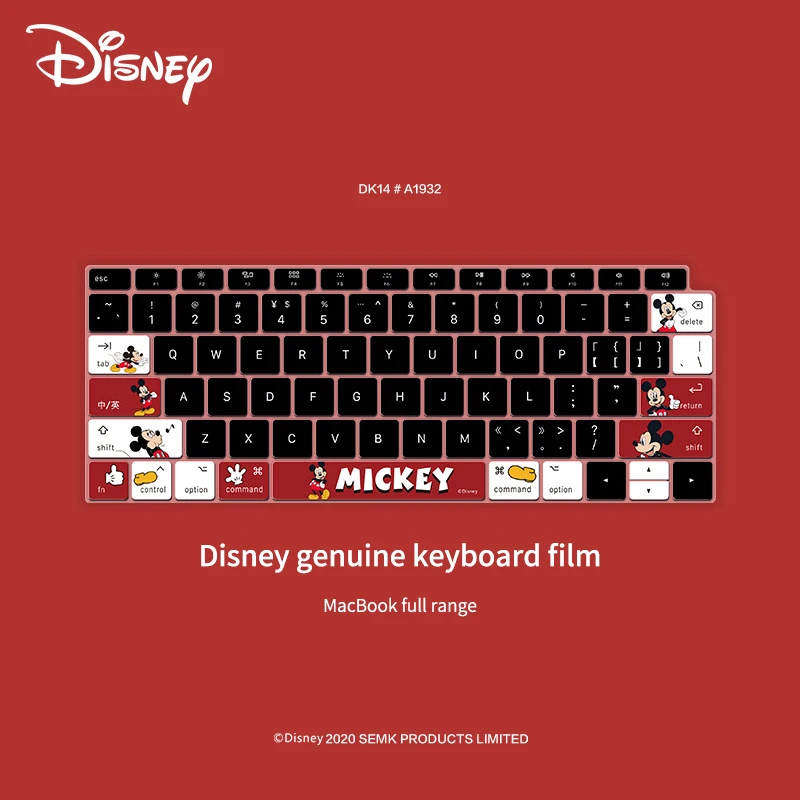 Original Disney Mickey Laptop Keyboard Stickers for Apple Macbook Air 2018 13.3in Keyboard Silicone Skin Cover for Mac Air 2019
Original Disney Mickey Laptop Keyboard Stickers for Apple Macbook Air 2018 13.3in Keyboard Silicone Skin Cover for Mac Air 2019