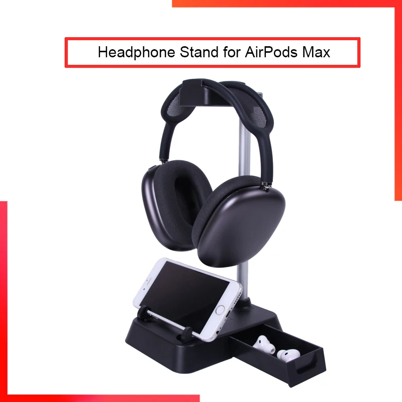 For Apple AirPods Max headset multi-function bracket mobile phone bracket portable bracket storage box accessories
For Apple AirPods Max headset multi-function bracket mobile phone bracket portable bracket storage box accessories
