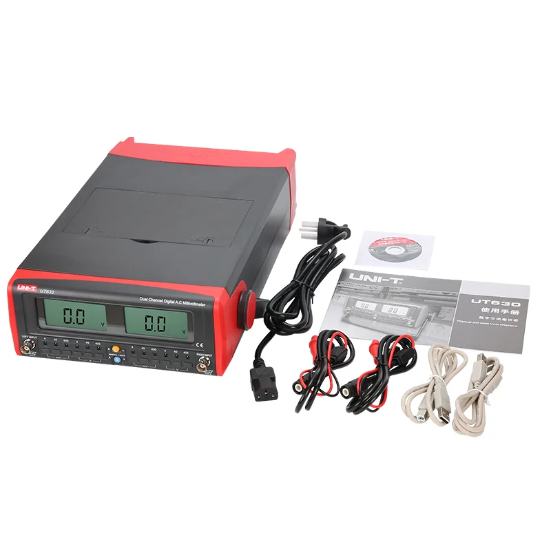UNI-T UT632 digital AC millivoltmeter 4mV~400V dual channel Digital Ac Voltmeter
UNI-T UT632 digital AC millivoltmeter 4mV~400V dual channel Digital Ac Voltmeter