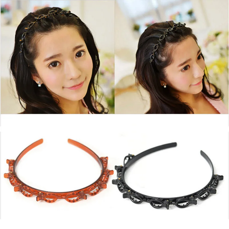 Coffee/Black teethed braider hair clips burst hairdo bring plastic hair hoops Headband for DIY Multi Storey Wisp Air Weave
Coffee/Black teethed braider hair clips burst hairdo bring plastic hair hoops Headband for DIY Multi Storey Wisp Air Weave