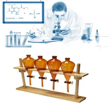4 отверстия деревянная Воронка стенд разделение Поддержка Стенд