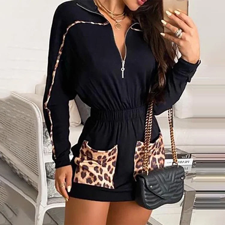 Женский Летний комбинезон с длинным рукавом и V-образным вырезом
Женский Летний комбинезон с длинным рукавом и V-образным вырезом