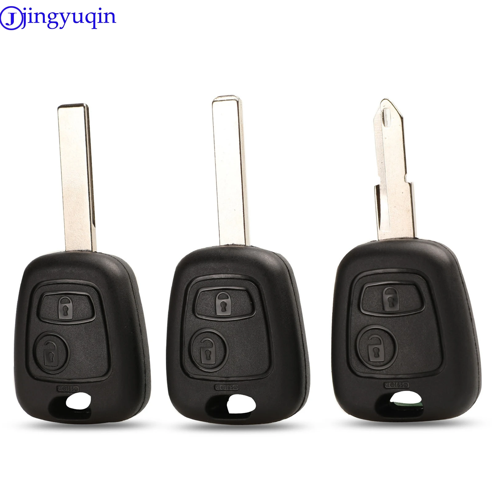 Jingyuqin 2 кнопки NE73 пульт дистанционного управления брелок чехол для PEUGEOT 206 Citroen