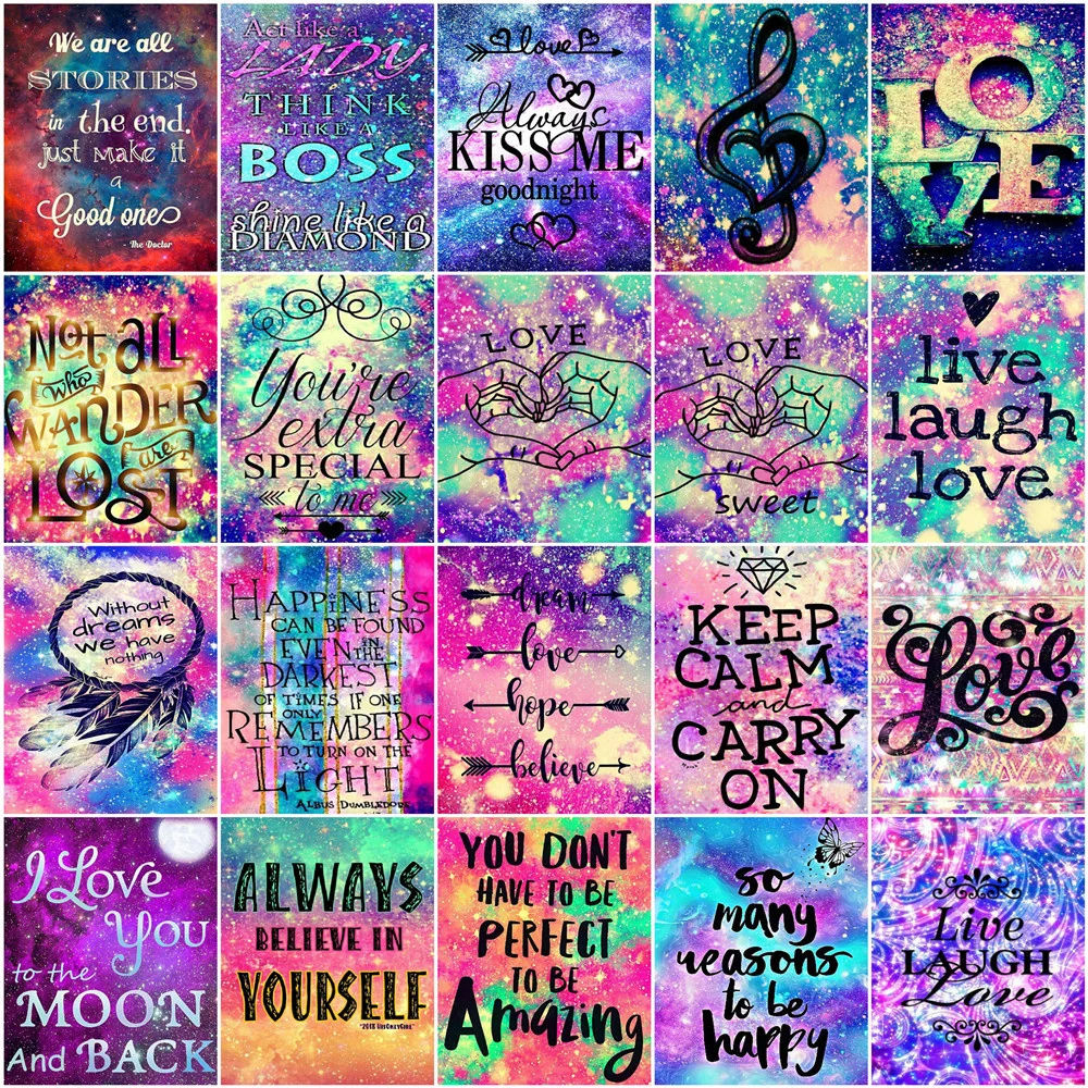 HUACAN DIY Diamond Painting Text Full Square Rhinestone Of Picture Cross Stitch Mosaic Diamond Love Home Decoration
HUACAN DIY Diamond Painting Text Full Square Rhinestone Of Picture Cross Stitch Mosaic Diamond Love Home Decoration