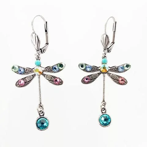Elegant Personalized Carved Dragonfly Earrings Silver Seven colored gems Hook Earrings Wedding Engagement Earrings for women
Elegant Personalized Carved Dragonfly Earrings Silver Seven colored gems Hook Earrings Wedding Engagement Earrings for women