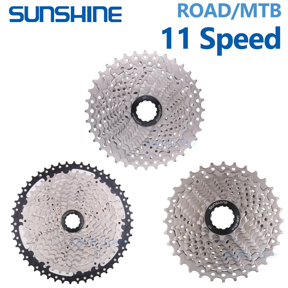 Шоссейный маховик SUNSHINE 11S 25/28/30/32/34/36/40/42/46/50/52T кассета для горного велосипеда