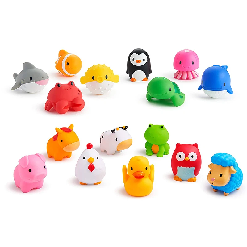 New 4/8Pcs Water Spray Baby Bath Toy Marine Partner Toys for Kids Water Toy for Girl Boy Educational Toys Parent-Child Play Gift
New 4/8Pcs Water Spray Baby Bath Toy Marine Partner Toys for Kids Water Toy for Girl Boy Educational Toys Parent-Child Play Gift