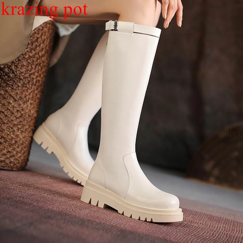krazing pot cow leather round toe riding boots zipper luxury party sexy flat platform keep warm med heels ins knee-high boots
krazing pot cow leather round toe riding boots zipper luxury party sexy flat platform keep warm med heels ins knee-high boots