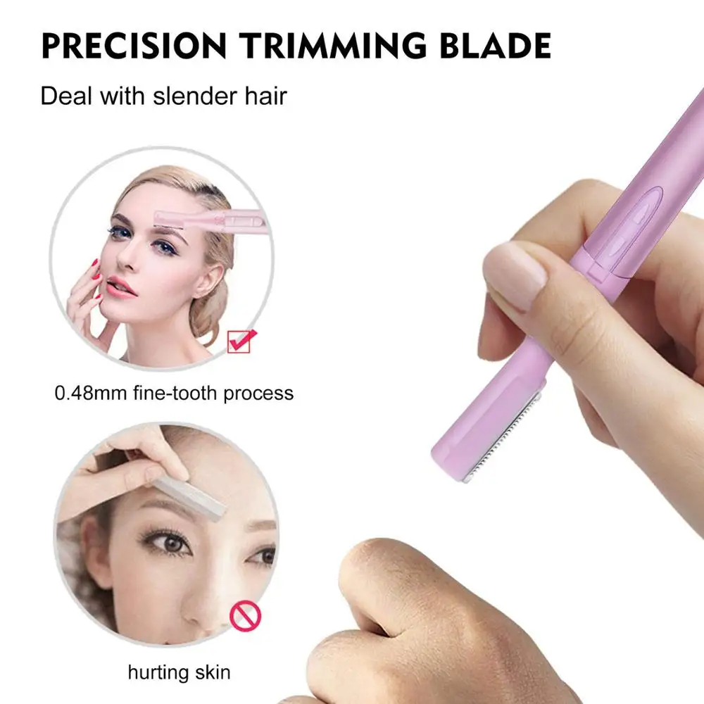 Eyebrow Trimmer, Eyebrow Razor for Women, Painless Instant hair removal trimmer, Great for Eyebrows, Face Hair, Bikini Lines
Eyebrow Trimmer, Eyebrow Razor for Women, Painless Instant hair removal trimmer, Great for Eyebrows, Face Hair, Bikini Lines