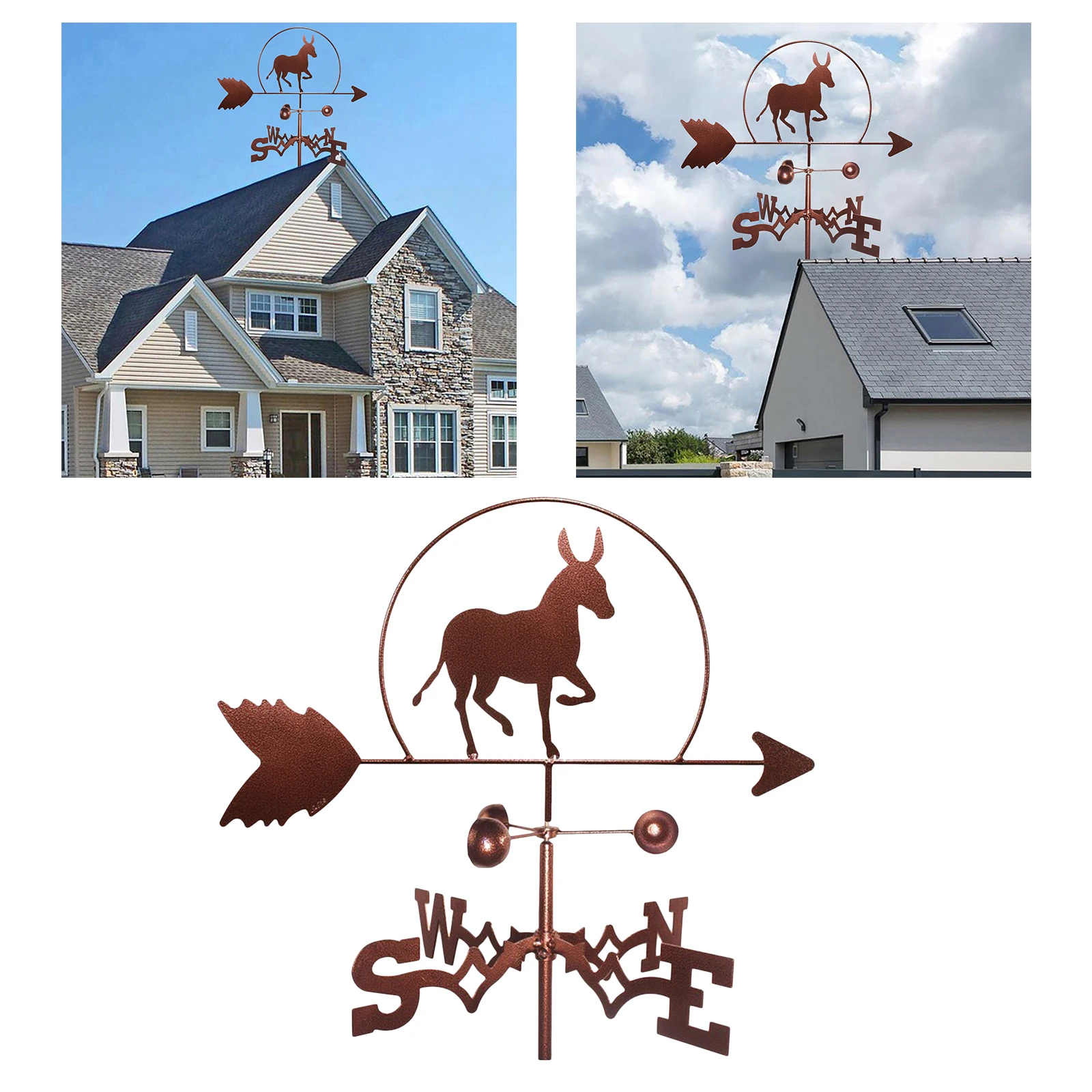 Iron Animal Weather Vane Farm Retro Scene Garden Stake Weather Vane Professional Measuring Tool Garden Yard Roof Mount Decor
Iron Animal Weather Vane Farm Retro Scene Garden Stake Weather Vane Professional Measuring Tool Garden Yard Roof Mount Decor
