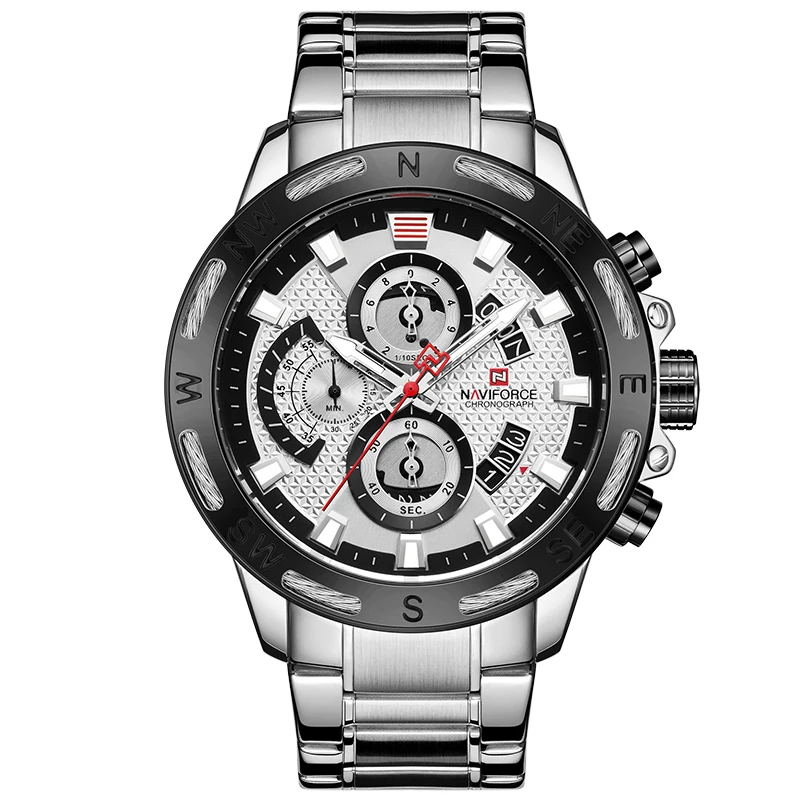 NAVIFORCE Mens Watches Top Brand Luxury Bussiness Watch Fashion Quartz Men Wristwatch Military Clock Male Relogio Masculino 
NAVIFORCE Mens Watches Top Brand Luxury Bussiness Watch Fashion Quartz Men Wristwatch Military Clock Male Relogio Masculino