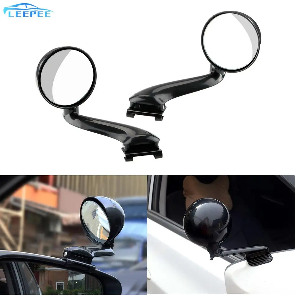 

For Car Vehicle Side Blindspot Blind Spot Auxiliary Rearview 360 Rotation Adjustable Clear View Car Front view mirror