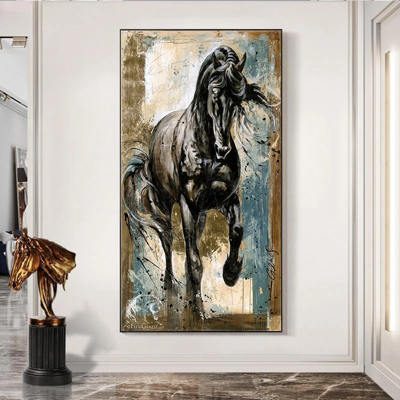 Nordic Running Horse Oil Painting On Canvas Art Prints Wall Art Animal Poster Pictures For Europe Classical Room Decoration
Nordic Running Horse Oil Painting On Canvas Art Prints Wall Art Animal Poster Pictures For Europe Classical Room Decoration