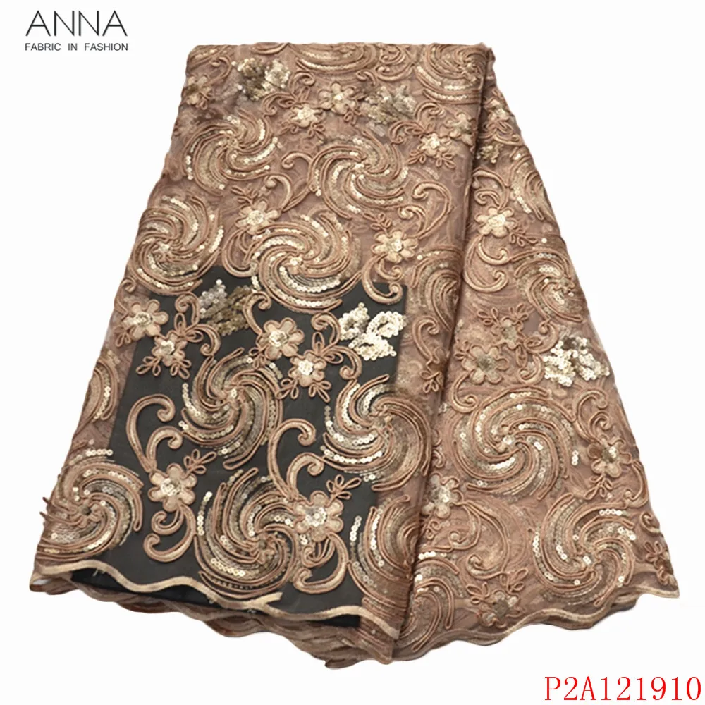 Anna white nigerian sequins fabric french net lace 2020 high quality embroidered african mesh laces tulle fabrics 5 yards/piece
Anna white nigerian sequins fabric french net lace 2020 high quality embroidered african mesh laces tulle fabrics 5 yards/piece