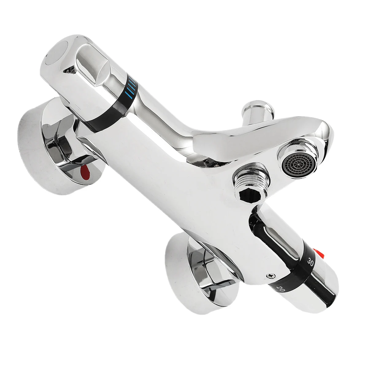 Two Handle Mixer Faucet Tap Bathroom Thermostatic Mix Bath Shower Faucets Water Control Valve Wall Mounted Ceramic
Two Handle Mixer Faucet Tap Bathroom Thermostatic Mix Bath Shower Faucets Water Control Valve Wall Mounted Ceramic