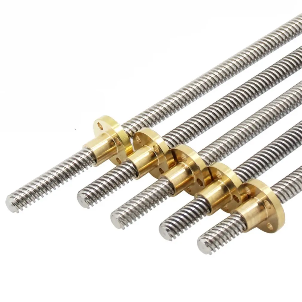 Lead Screw 100mm 150mm 250mm 300mm 330mm 350mm 400mm 500mm 3D Printers Parts 8mm Trapezoidal Screws Copper Nuts Leadscrew Part 
Lead Screw 100mm 150mm 250mm 300mm 330mm 350mm 400mm 500mm 3D Printers Parts 8mm Trapezoidal Screws Copper Nuts Leadscrew Part
