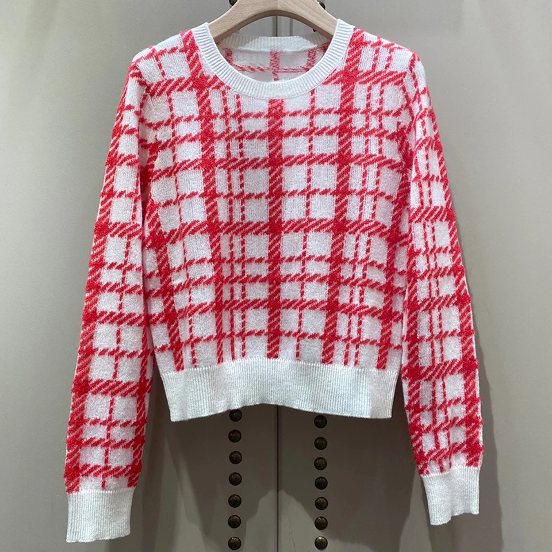Women sweater pullovers 2021 new fashion striped knit sweater O-neck lace stitched embroidery striped sweater
Women sweater pullovers 2021 new fashion striped knit sweater O-neck lace stitched embroidery striped sweater