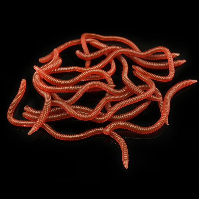 20pcs/box 8cm 10cm 0.4g Red Simulation Fake Earthworm Worm soft Bait Artificial Tackle Fishing Soft Lure
20pcs/box 8cm 10cm 0.4g Red Simulation Fake Earthworm Worm soft Bait Artificial Tackle Fishing Soft Lure