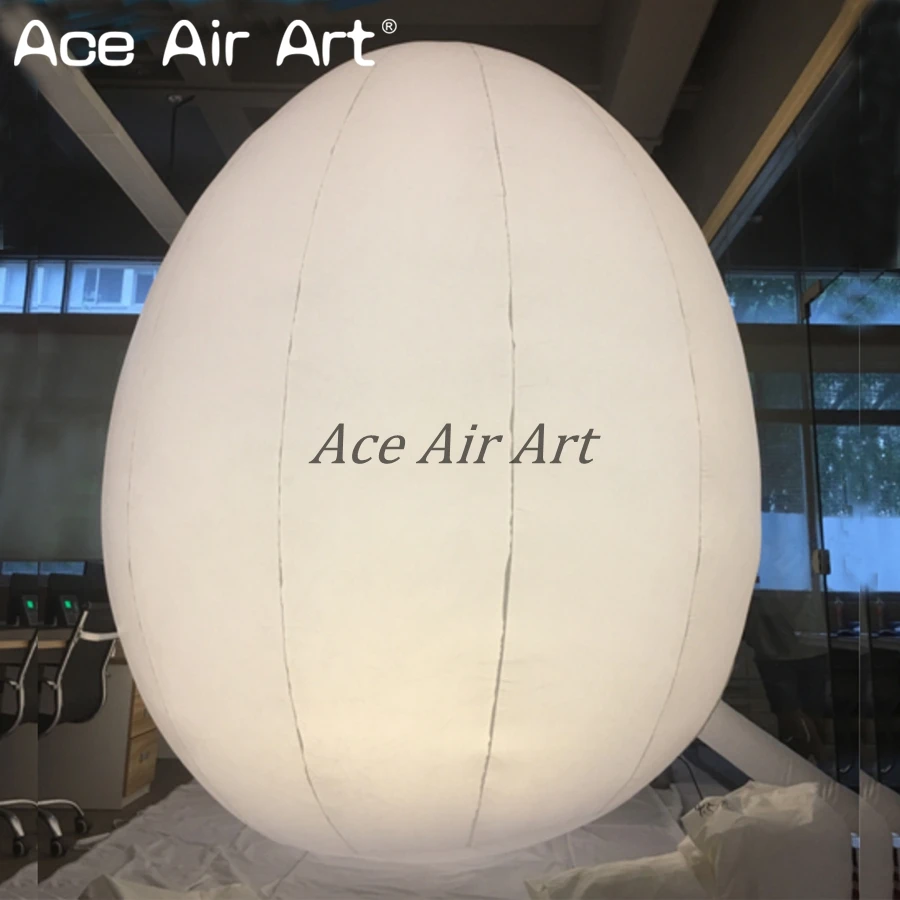 Inflatable Easter decorations 2m high LED light white oval egg night Decorations for parties and advertisements
Inflatable Easter decorations 2m high LED light white oval egg night Decorations for parties and advertisements