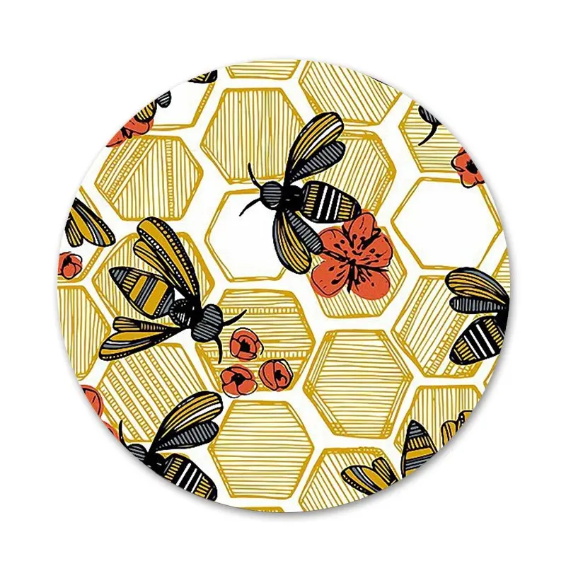 Cute Bumble Bee happy Badge Brooch Pin Accessories For Clothes Backpack Decoration gift 58mm
Cute Bumble Bee happy Badge Brooch Pin Accessories For Clothes Backpack Decoration gift 58mm