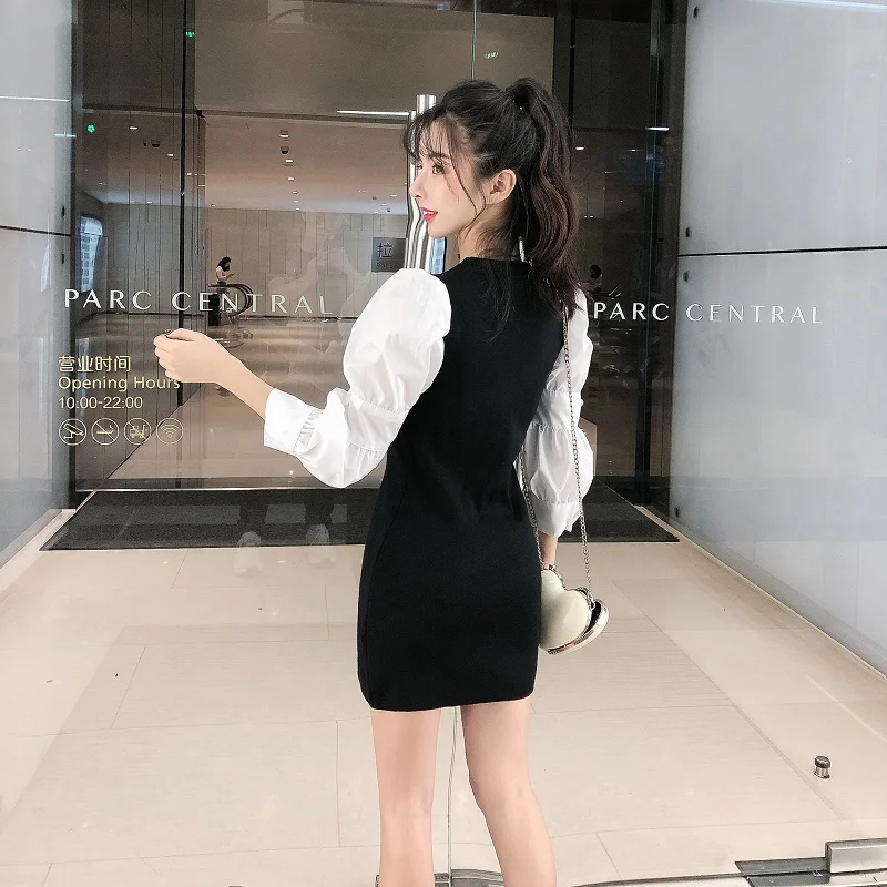 French dress women's tight-fitting all-match knitted slim mini dress 2021 summer and Korean fashion women's clothing
French dress women's tight-fitting all-match knitted slim mini dress 2021 summer and Korean fashion women's clothing