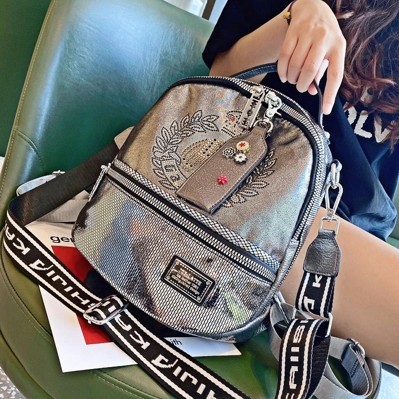 Women Leather Designer Backpack Female Animal Prints Rivet Mochila Travel School Daily Daypack Ita Shoulder Bags
Women Leather Designer Backpack Female Animal Prints Rivet Mochila Travel School Daily Daypack Ita Shoulder Bags
