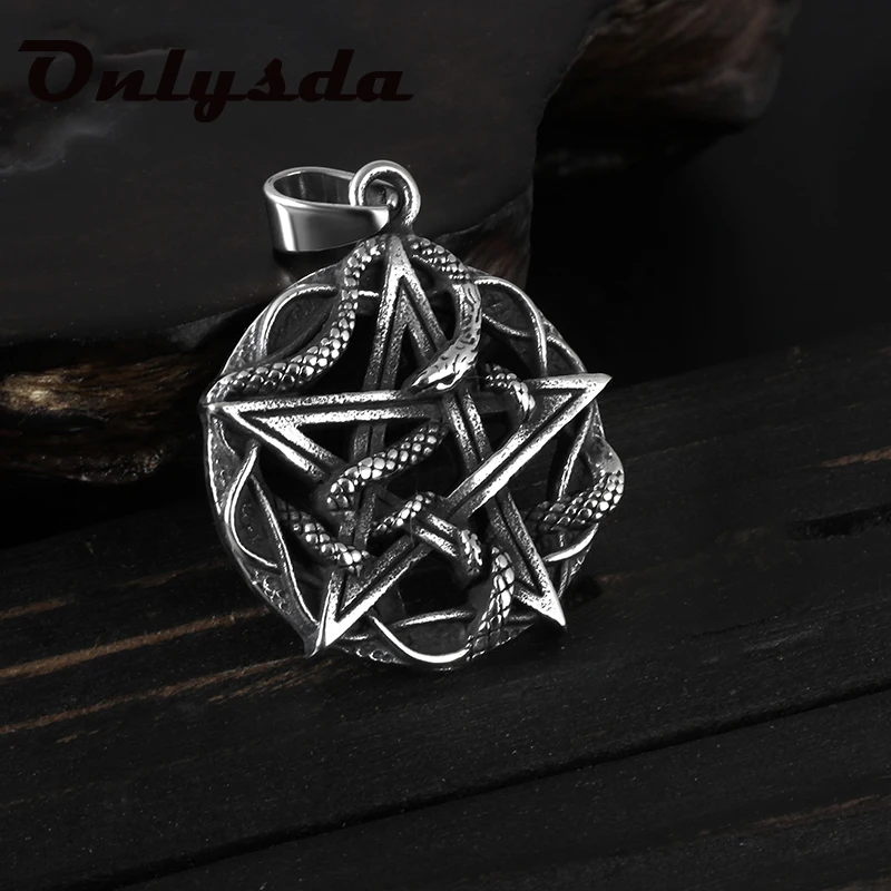 Freeshipping long snake Star Pentagram snake pendant necklace biker stainless steel accessories animel jewelry for men collane
Freeshipping long snake Star Pentagram snake pendant necklace biker stainless steel accessories animel jewelry for men collane