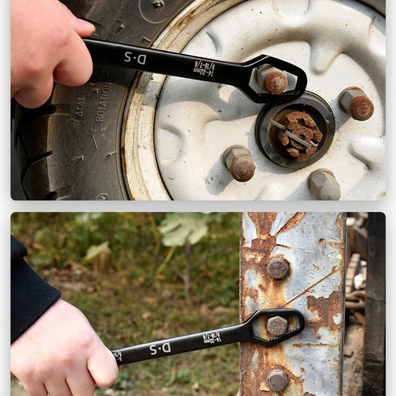 8-22mm Double-Head Spanner Ratchet Wrench Key Set Universal Screw Nuts Wrenches Repair Double-Headed Self-Tightening Hand Tools
8-22mm Double-Head Spanner Ratchet Wrench Key Set Universal Screw Nuts Wrenches Repair Double-Headed Self-Tightening Hand Tools