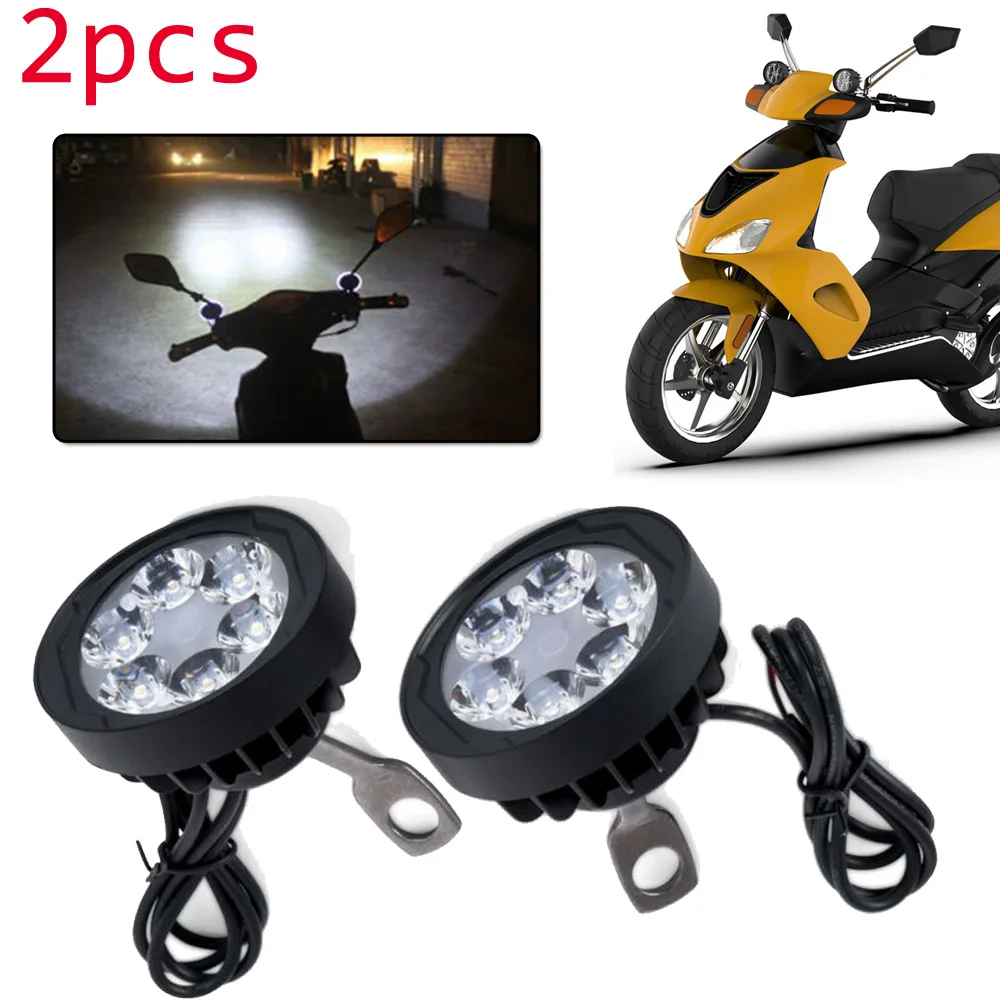 2Pcs Electric Motorcycle Headlight White Front Spot Lamp Bulb 12V-85V 6000-6500K Motorcycle Accessories Night Lights Signal Lamp
2Pcs Electric Motorcycle Headlight White Front Spot Lamp Bulb 12V-85V 6000-6500K Motorcycle Accessories Night Lights Signal Lamp