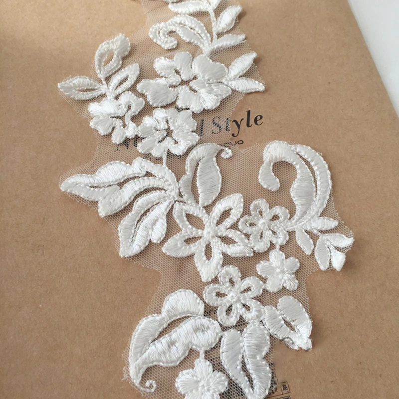 Sew-Patch Dress Embroidery Fabric Lace Appliques Embroidered Wedding-Gown 3d Flowers Wedding Dress Veil Decoration
Sew-Patch Dress Embroidery Fabric Lace Appliques Embroidered Wedding-Gown 3d Flowers Wedding Dress Veil Decoration