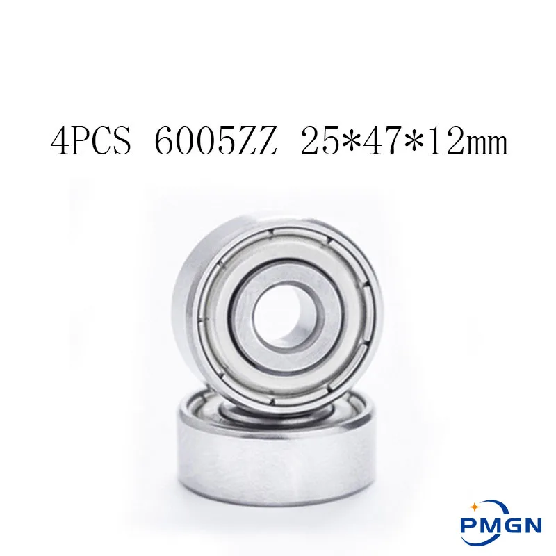 4pcs ABEC-5 6005ZZ 6005Z 6005 B6005ZZ 6005ZZ 25*47*12 mm chrome steel High-quality deep groove bearing Metal Sealed Ball Bearing
4pcs ABEC-5 6005ZZ 6005Z 6005 B6005ZZ 6005ZZ 25*47*12 mm chrome steel High-quality deep groove bearing Metal Sealed Ball Bearing