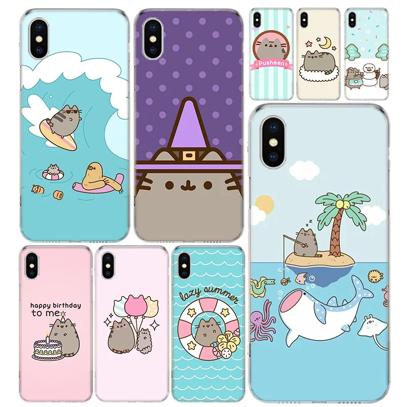 Pusheeen being lazy Phone Case Cover For iPhone 13 11 Pro 12 Mini 7 8 6 6S Plus + XR X XS MAX SE 5 5S Art Customized Coque Cover
Pusheeen being lazy Phone Case Cover For iPhone 13 11 Pro 12 Mini 7 8 6 6S Plus + XR X XS MAX SE 5 5S Art Customized Coque Cover