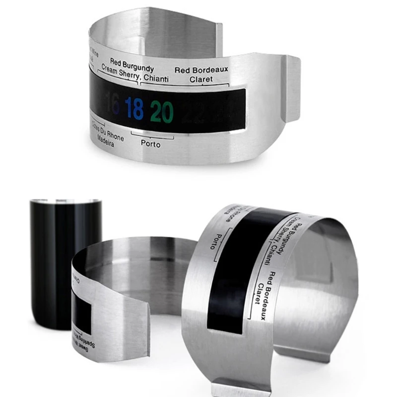 Креативный винный воротник из нержавеющей стали с датчиком температуры для бара, дома, напитков, пивоварения
Креативный винный воротник из нержавеющей стали с датчиком температуры для бара, дома, напитков, пивоварения
