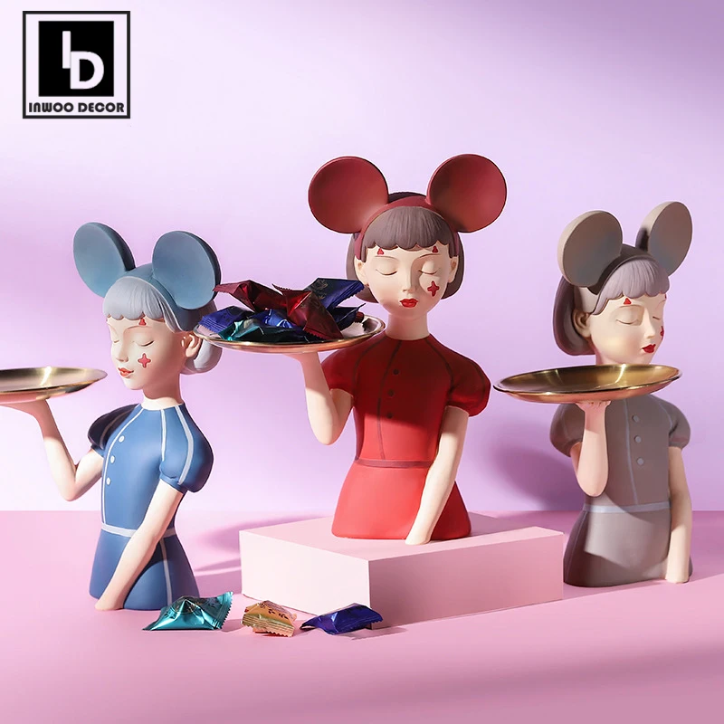 Cute Circus Uniform Girls Tray Figurines Kawaii Nordic Clown Key Fruit Platter Porch Home Decor Room Desktop Decoration Gifts
Cute Circus Uniform Girls Tray Figurines Kawaii Nordic Clown Key Fruit Platter Porch Home Decor Room Desktop Decoration Gifts