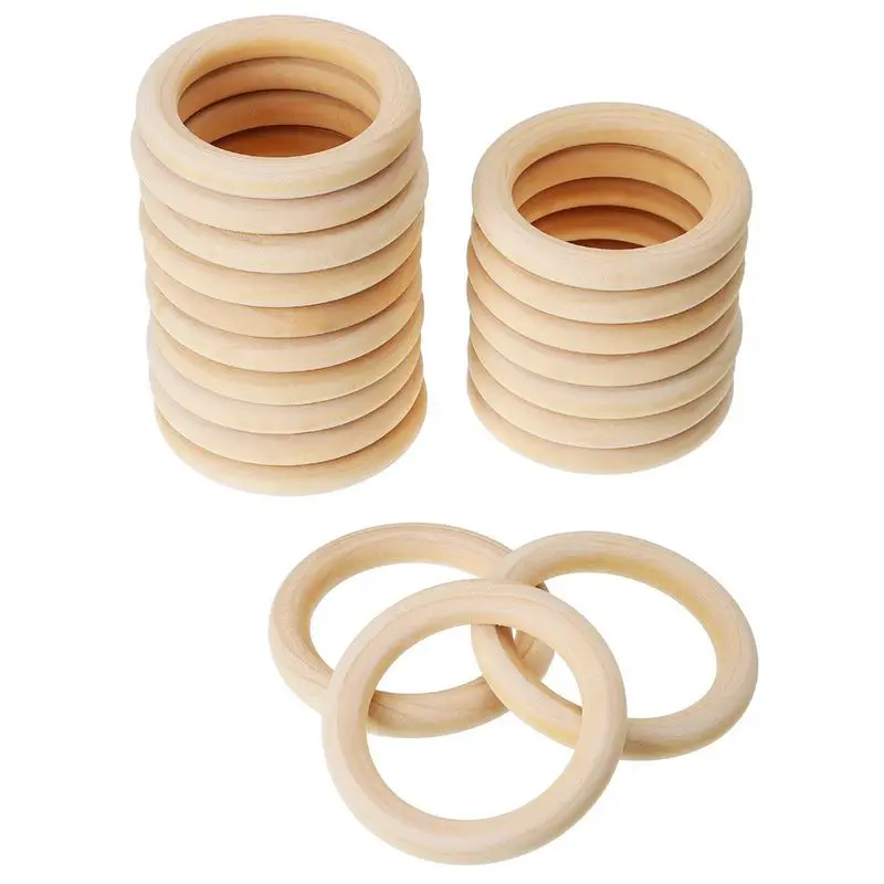 20 Pack Wood Rings Wooden Rings For Craft, Ring Pendant And Connectors Jewelry Making 70mm
20 Pack Wood Rings Wooden Rings For Craft, Ring Pendant And Connectors Jewelry Making 70mm