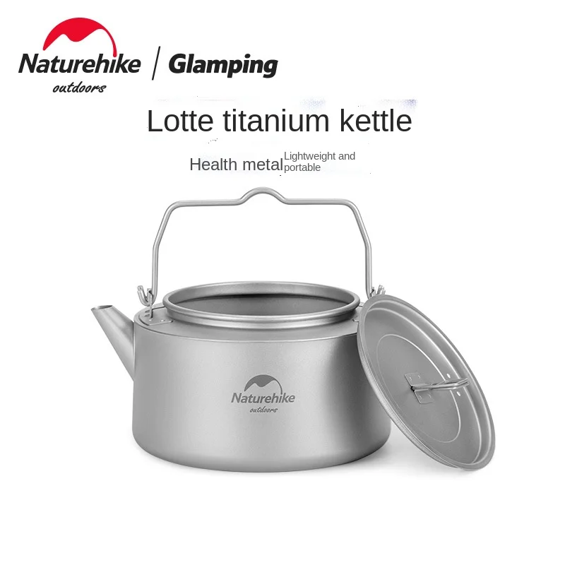 Naturehike Titanium Kettle Lightweight Outdoor Camping Hiking Portable Water Pot
Naturehike Titanium Kettle Lightweight Outdoor Camping Hiking Portable Water Pot